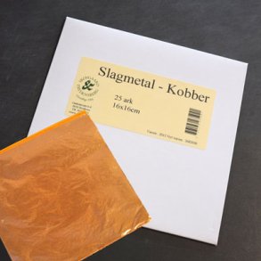 Slagmetal kobber 16x16 cm