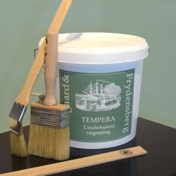 Tempera, Linoliebaseret Vgmaling - indendrs