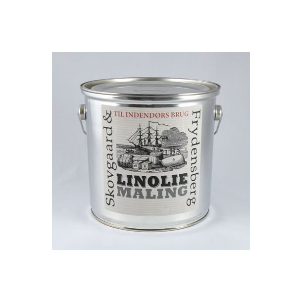 Linoliemaling, indendrs