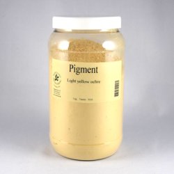 Pigment light yellow ochre, 1 kg
