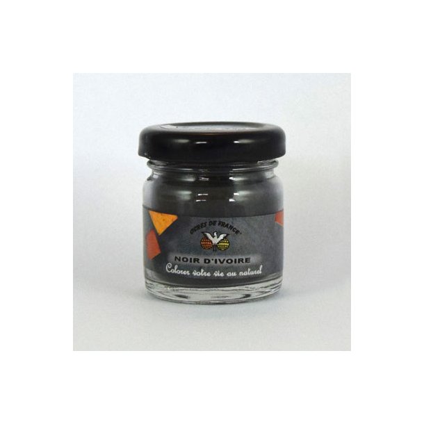 Pigmenter sort elfenben, 30 g