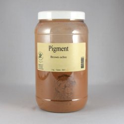 Pigment brown ochre, 1 kg