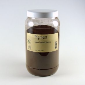 Pigment mrk brndt sienna, 1 kg