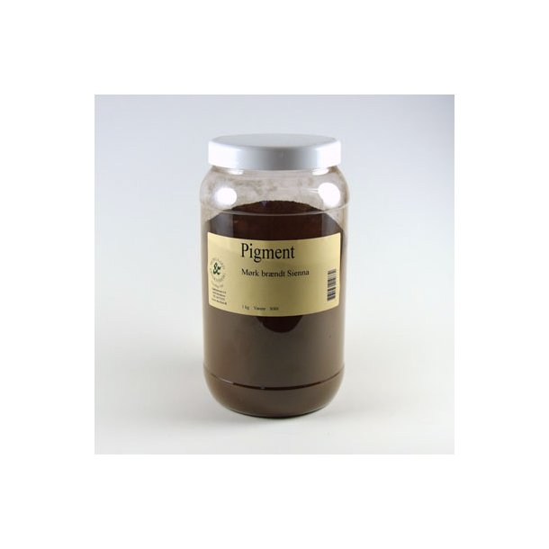 Pigment mrk brndt sienna, 1 kg