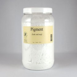 Pigment Zinkhvidt (R&oslash;d Segl), 1 kg