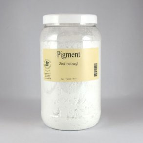 Pigment Zinkhvidt (Rød Segl), 1 kg