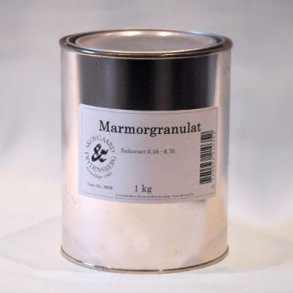 Marmorgranulat finkornet, 1 kg