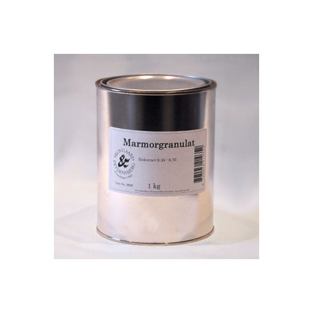 Marmorgranulat finkornet, 1 kg